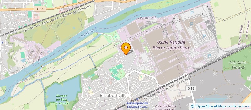 localisation de l'entreprise NESAM IMMO  AUBERGENVILLE