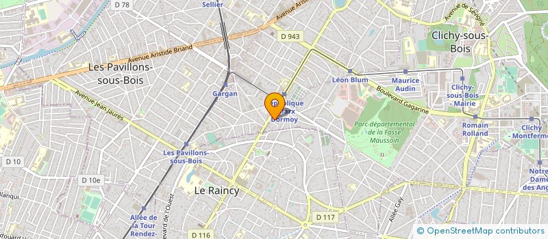 localisation de l'entreprise NESAYEM BTP à CLICHY-SOUS-BOIS