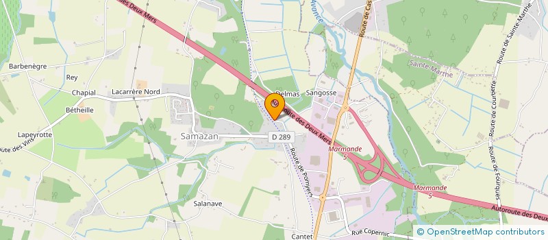 localisation de l'entreprise NESBITT ET SAURET  COCUMONT