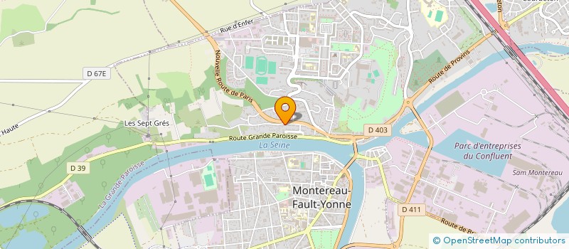 localisation de l'entreprise NESCORP  MONTEREAU-FAULT-YONNE