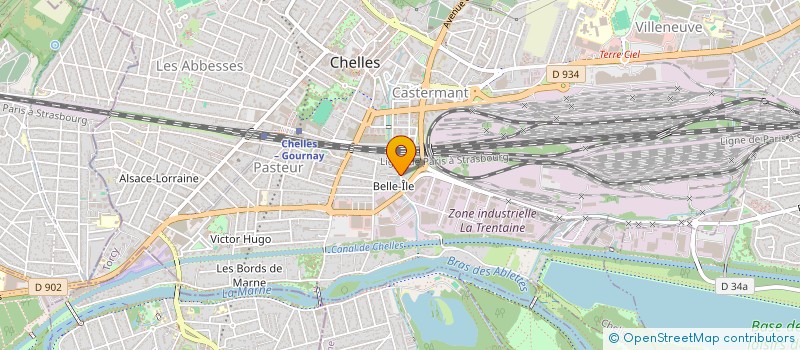 localisation de l'entreprise NESD  CHELLES