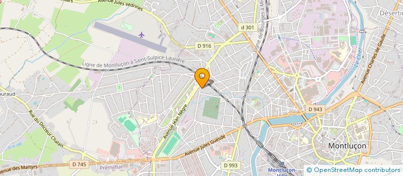localisation de l'entreprise NESEN BATIMENT à MONTLUCON