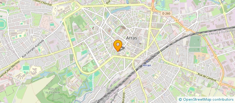 localisation de l'entreprise NESIMMO à ARRAS