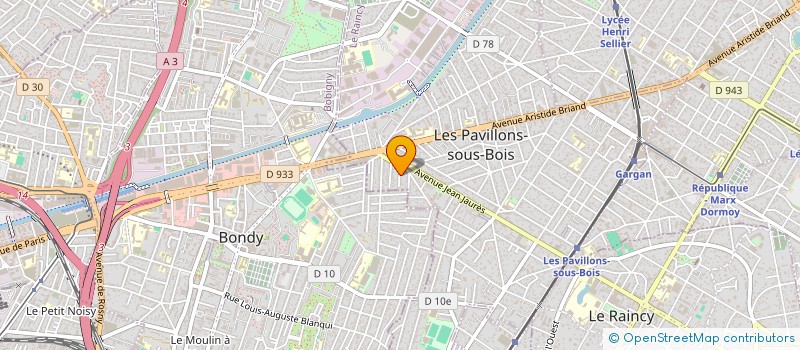 localisation de l'entreprise NESIMMO&ASSOCIES à AULNAY-SOUS-BOIS