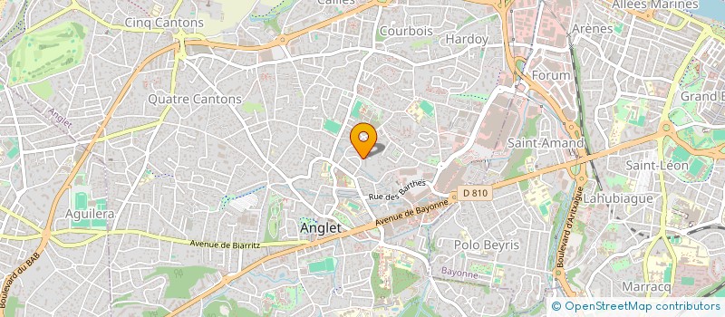 localisation de l'entreprise NESKA  ANGLET