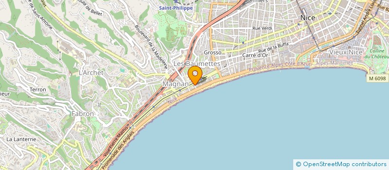 localisation de l'entreprise NESKUR à NICE
