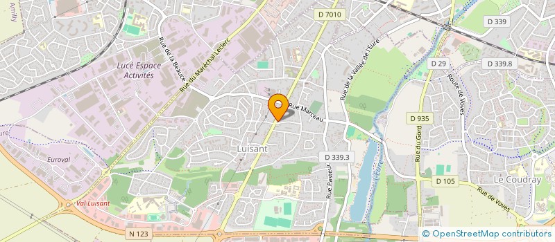 localisation de l'entreprise NESLA à LUISANT