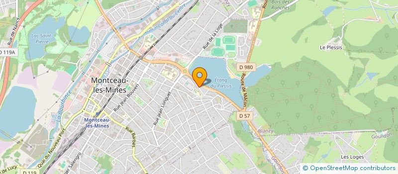 localisation de l'entreprise NESLY à MONTCEAU-LES-MINES