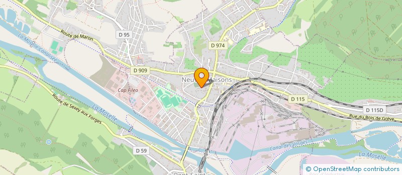 localisation de l'entreprise NESMERIL & CERVOS - COLLECTIF GAMING  NEUVES-MAISONS