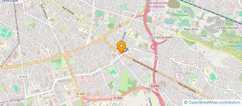 localisation de l'entreprise NESMINE à ANGERS