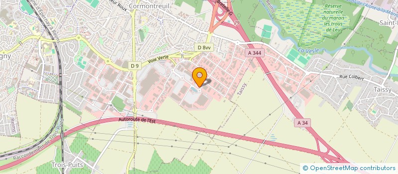 localisation de l'entreprise NESOI  CORMONTREUIL