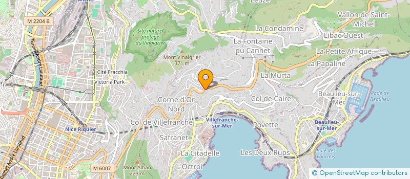 localisation de l'entreprise NESR BUSINESS à VILLEFRANCHE-SUR-MER
