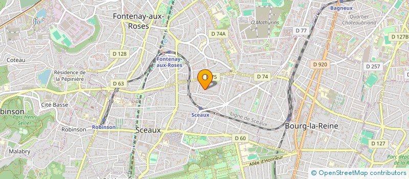 localisation de l'entreprise NESRIADH à SCEAUX