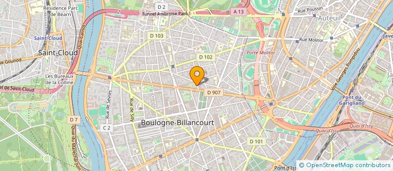 localisation de l'entreprise NESS à BOULOGNE-BILLANCOURT