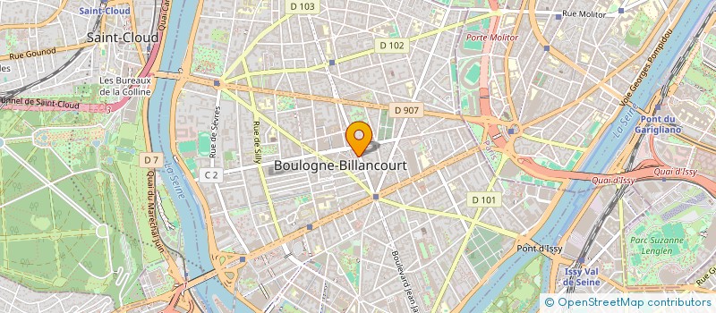 localisation de l'entreprise NESS à BOULOGNE-BILLANCOURT