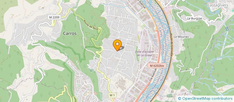 localisation de l'entreprise NESS à CARROS