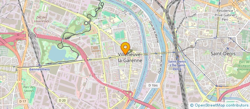 localisation de l'entreprise NESS  VILLENEUVE-LA-GARENNE