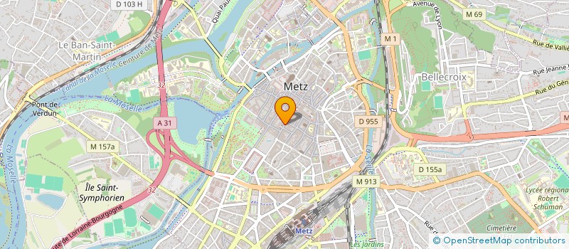 localisation de l'entreprise NESS AUDIO à METZ