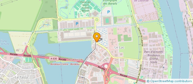 localisation de l'entreprise NESS BORDEAUX-LAC à BORDEAUX
