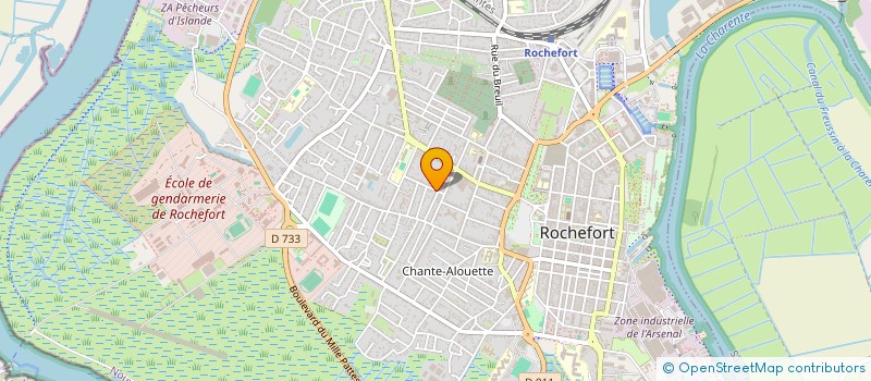 localisation de l'entreprise NESS CARRELAGE  ROCHEFORT