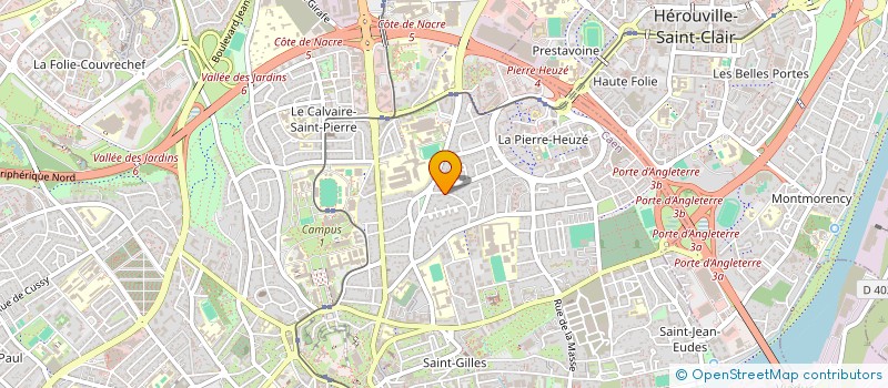localisation de l'entreprise NESS DML  CAEN