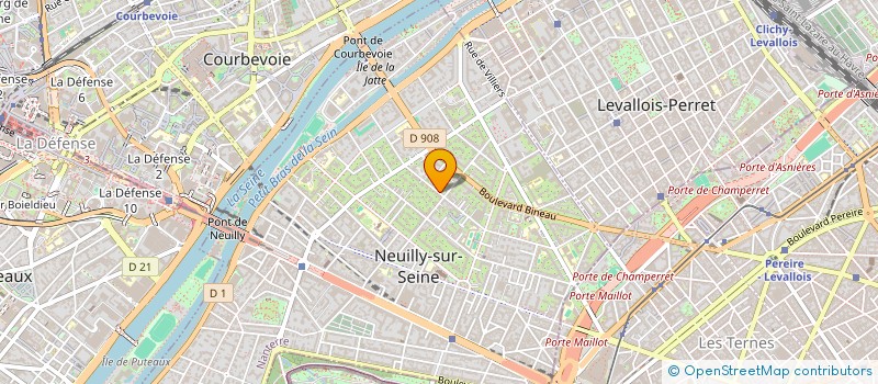 localisation de l'entreprise NESS-EL à NEUILLY-SUR-SEINE
