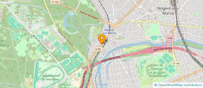 localisation de l'entreprise NESS GROUP  NOGENT-SUR-MARNE