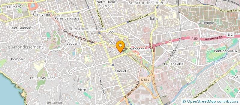 localisation de l'entreprise NESS IMMO à MARSEILLE
