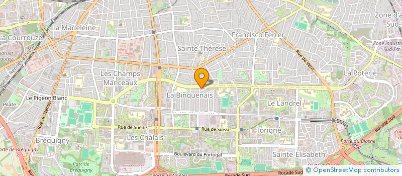 localisation de l'entreprise NESS-NEW E SPORT SOCIETY à RENNES