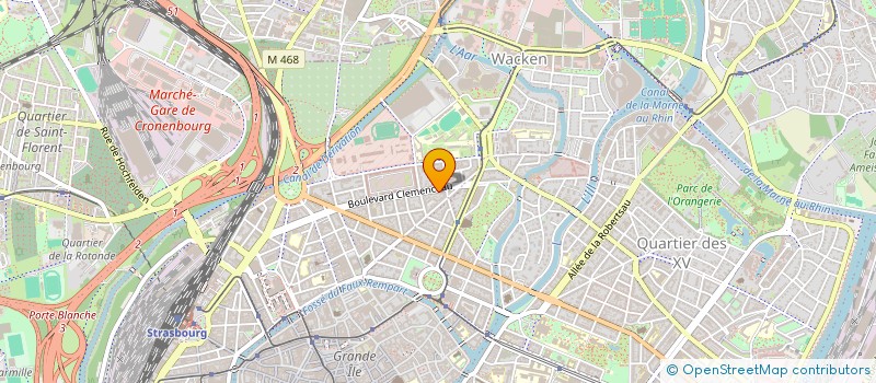 localisation de l'entreprise NESS OPTIQUE à STRASBOURG