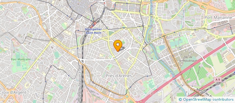 localisation de l'entreprise NESS TRANSPORT à MONTPELLIER
