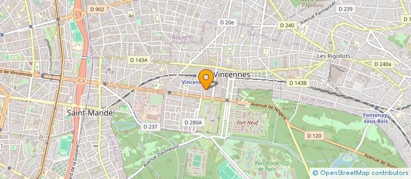 localisation de l'entreprise NESSA DISTRIBUTION à VINCENNES