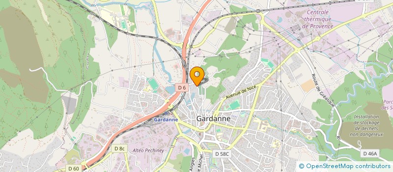 localisation de l'entreprise NESSALE IMMO à GARDANNE