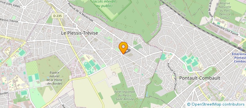 localisation de l'entreprise NESSDA INSTITUT à LE PLESSIS-TREVISE
