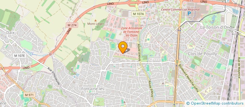 localisation de l'entreprise NESSIE  FONTAINE-LES-DIJON