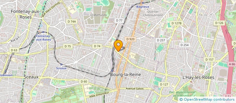localisation de l'entreprise NESSIE SAS à BOURG-LA-REINE