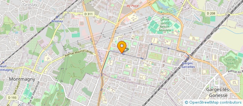 localisation de l'entreprise NESSIOR  SARCELLES