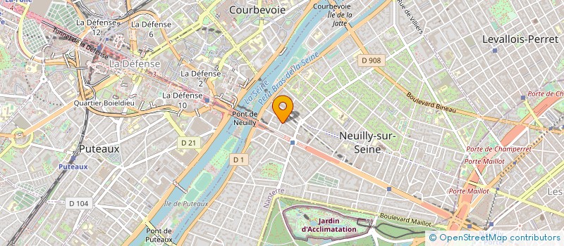 localisation de l'entreprise NESSITECHS NESSI ONE à NEUILLY-SUR-SEINE