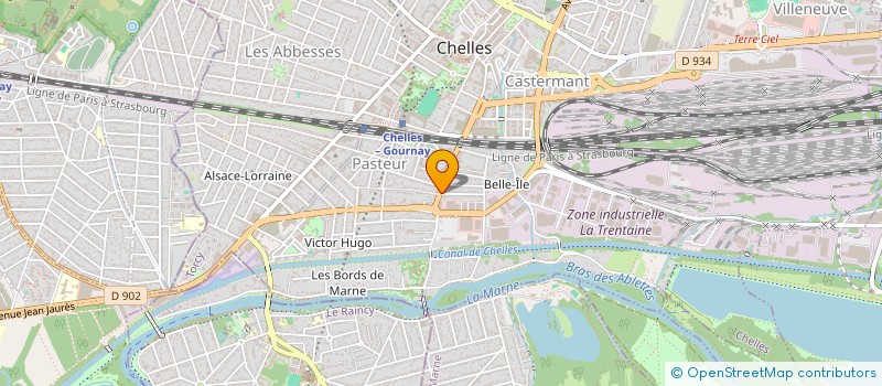 localisation de l'entreprise NESSKAR  CHELLES