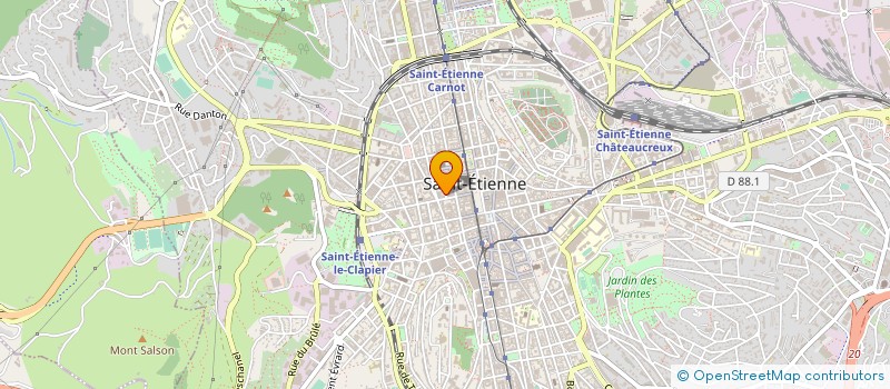 localisation de l'entreprise NESSY à SAINT-ETIENNE