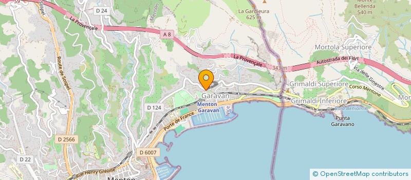 localisation de l'entreprise NESSY SAS à MENTON