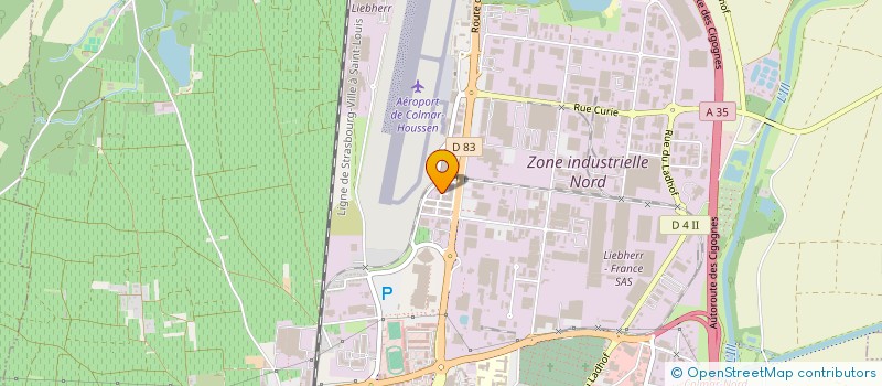 localisation de l'entreprise NEST à COLMAR