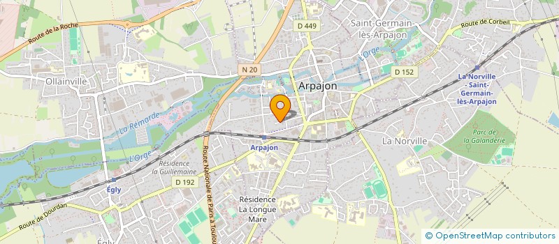 localisation de l'entreprise NEST  ARPAJON