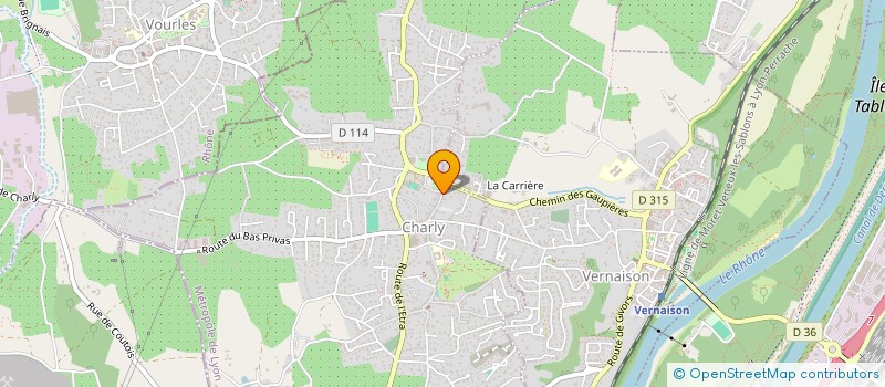 localisation de l'entreprise NEST  CHARLY