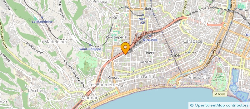 localisation de l'entreprise NEST à NICE