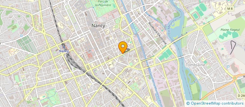 localisation de l'entreprise NEST  NANCY