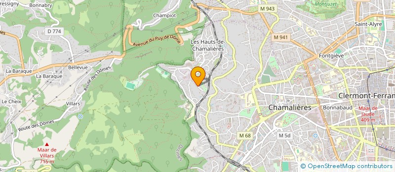 localisation de l'entreprise NEST  CHAMALIERES