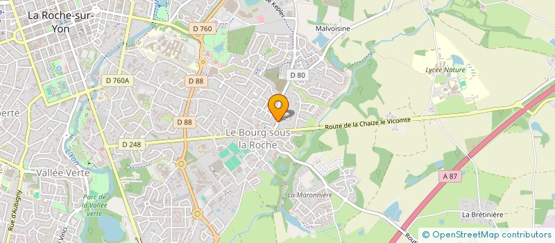 localisation de l'entreprise NEST AUTO à LA ROCHE-SUR-YON