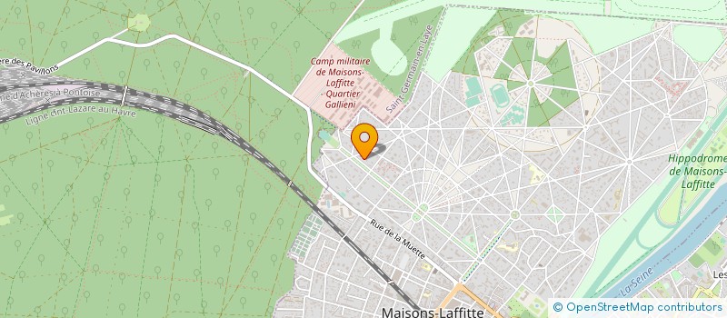 localisation de l'entreprise NEST DECORATION  MAISONS-LAFFITTE