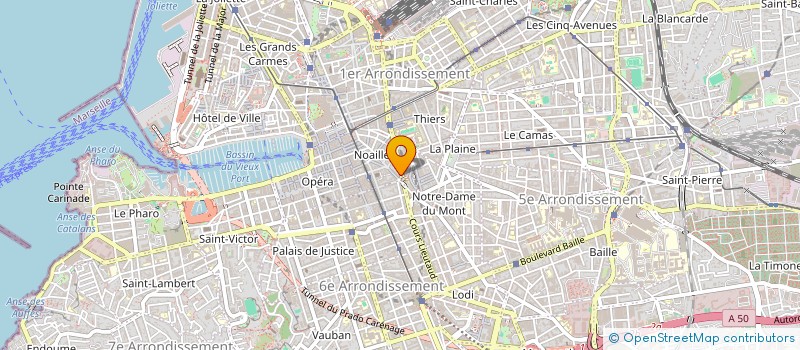 localisation de l'entreprise NEST INTERNATIONAL à MARSEILLE